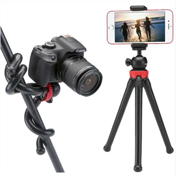 Octopus Tripod With Ball Head-Best For DSLR Or Smartphone Vlogging & Table Stand