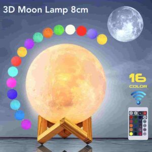 Rechargeble 3D Moon Lamp