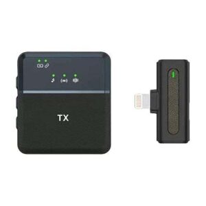 Sx8 Wireless Microphone For Type-C Android & I-Phone Interview, Vlog, Live Mic Noise Reduction - Microphone