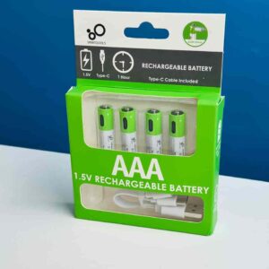 SmarToools RB40 AAA 1.5V 750 mWh Rechargeable Battery (4Pcs Set)